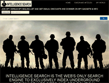 Tablet Screenshot of intelligencesearch.com